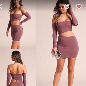 Mauve dress